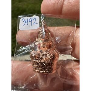 พญาองคตทองแดง Phaya Ongkhot Copper Thai Amulet LP Maha Sila‎ 1st Batch # 3492